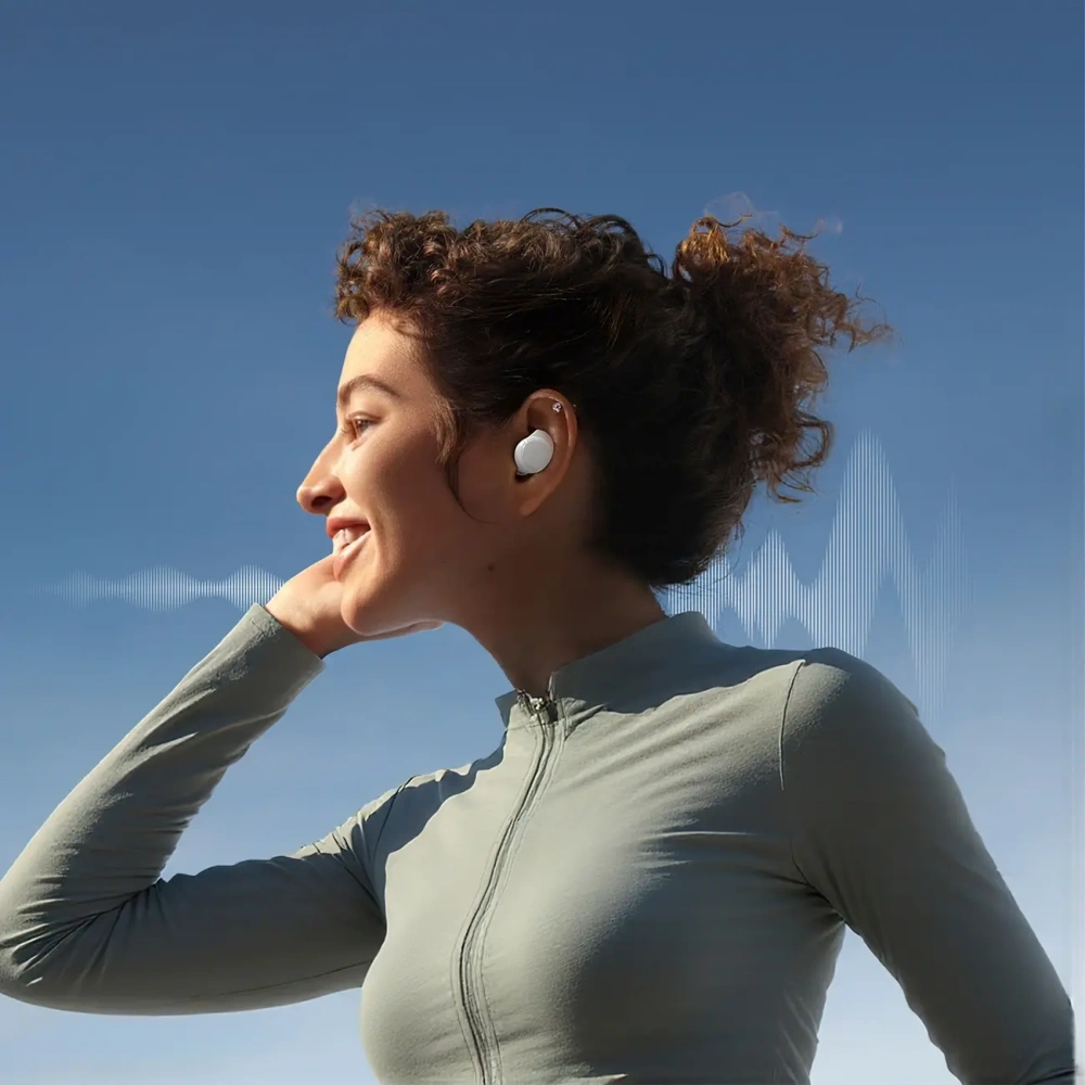 Bezprzewodowe słuchawki dokanałowe Joyroom Jdots JR-DB3 TWS Bluetooth 5.4 białe