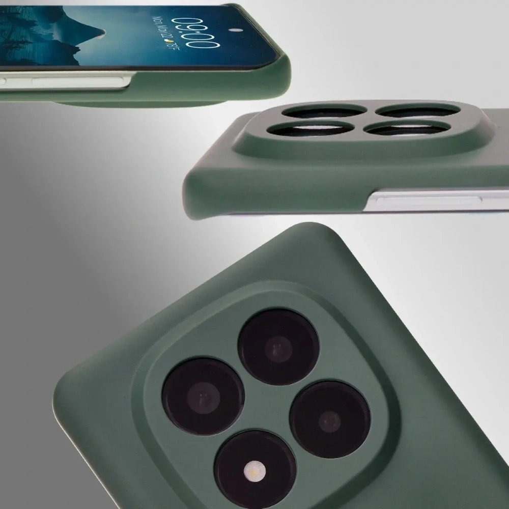 Etui Bizon Case Łupka do Xiaomi Redmi Note 14 Pro+ Plus 5G zielone