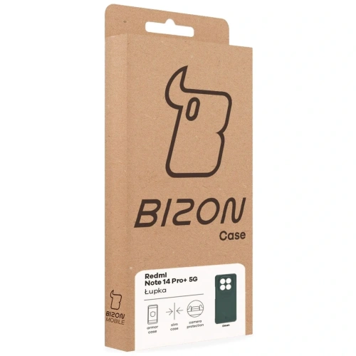 Kup Bizon tok Lupka Xiaomi Redmi Note 14 Pro+ Plus 5G zöld - BIZ9122 - {ean13} - Sklep Home Screen