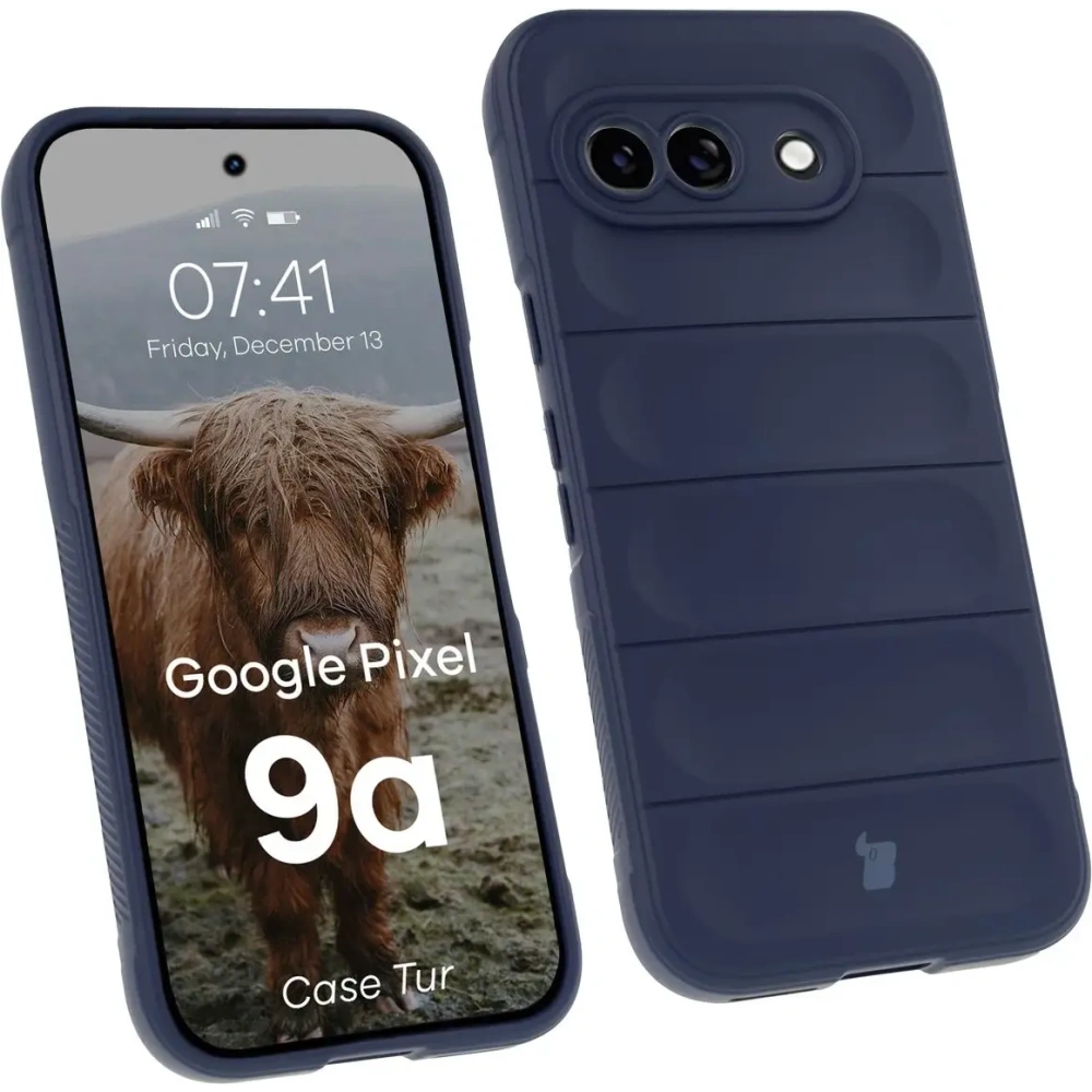 Pancerne etui Bizon Case Tur do Google Pixel 9a granatowe