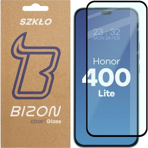 Buy Bizon Glass Edge 2 Honor 400 Lite 5G black frame - BIZ9126 - {ean13} - Home Screen Store Europe