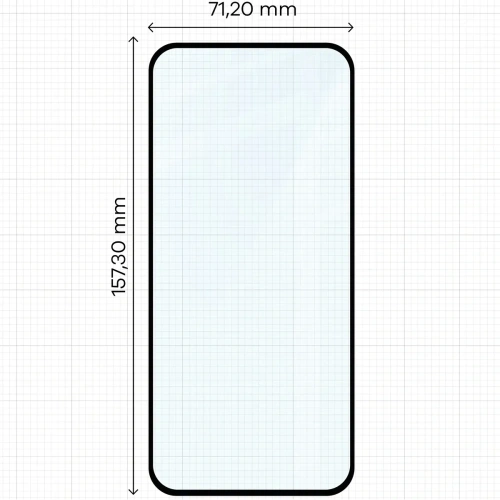 Buy Bizon Glass Edge 2 Honor 400 Lite 5G black frame - BIZ9126 - {ean13} - Home Screen Store Europe