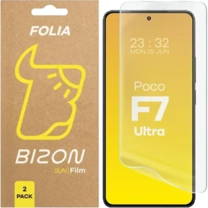 Buy Bizon Glass Film Sun Xiaomi Poco F7 Ultra [2 PACK] - BIZ9131 - {ean13} - Home Screen Store Europe