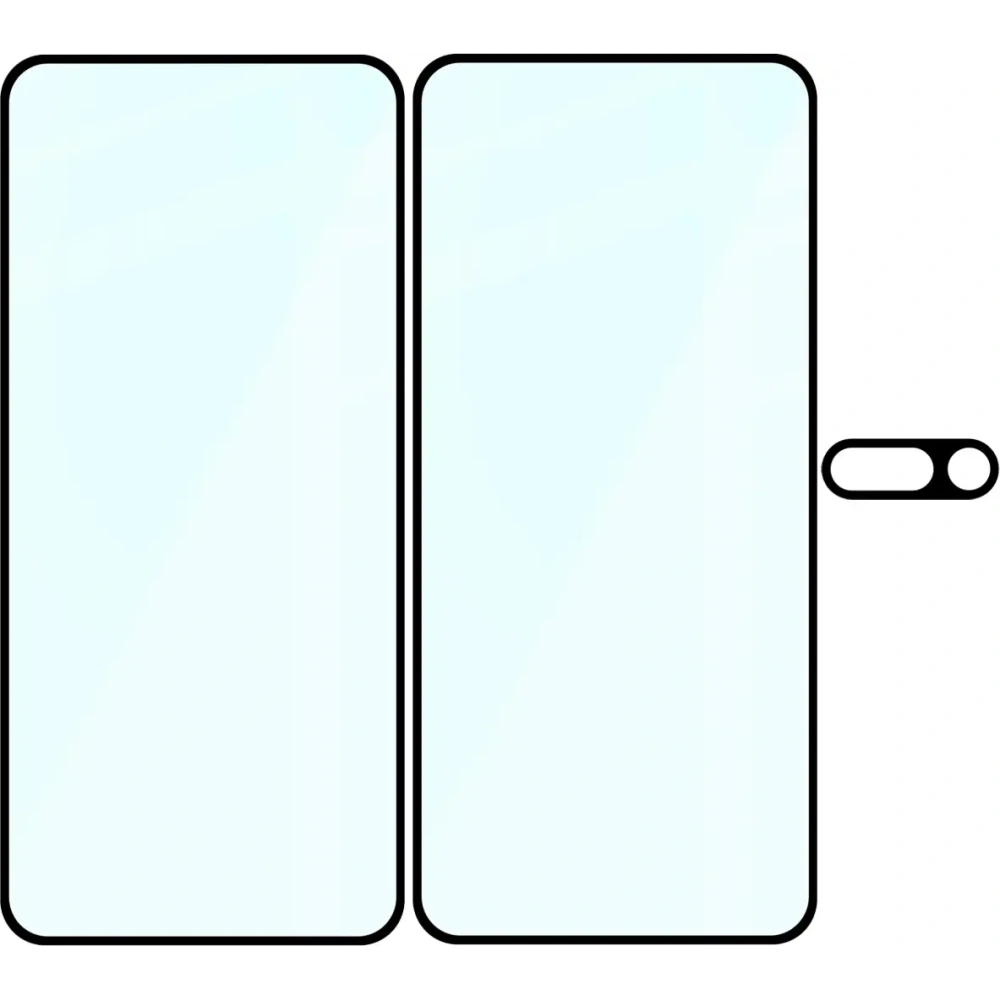 2x szkło na ekran + 1x na aparat Bizon Edge 2 Pack do Nothing Phone (3a)