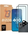 Buy Bizon Edge 2 Pack 2x tempered glass + 1x lens protection Honor 400 Lite 5G - BIZ9136 - {ean13} - Home Screen Store Europe