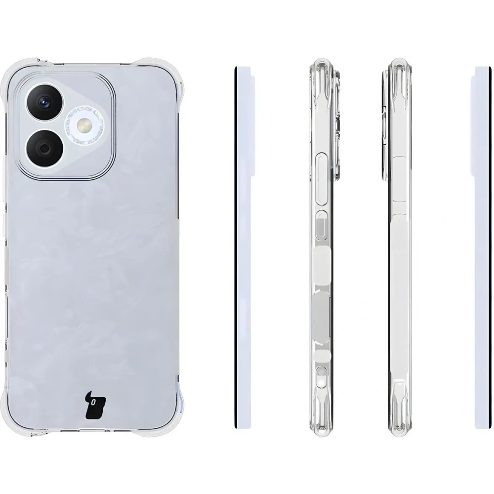 Elastyczne etui Bizon Case Salpa do Honor 400 Lite 5G przezroczyste