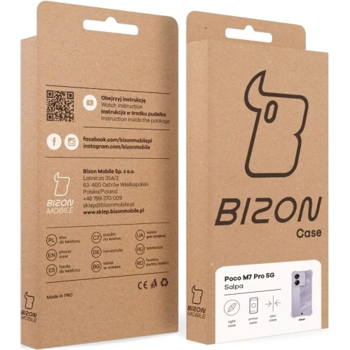Buy Bizon Case Salpa Xiaomi Poco M7 Pro 5G clear - BIZ9139 - {ean13} - Home Screen Store Europe