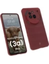 Pancerne etui Bizon Case Tur do Nothing Phone (3a) Pro burgundowe