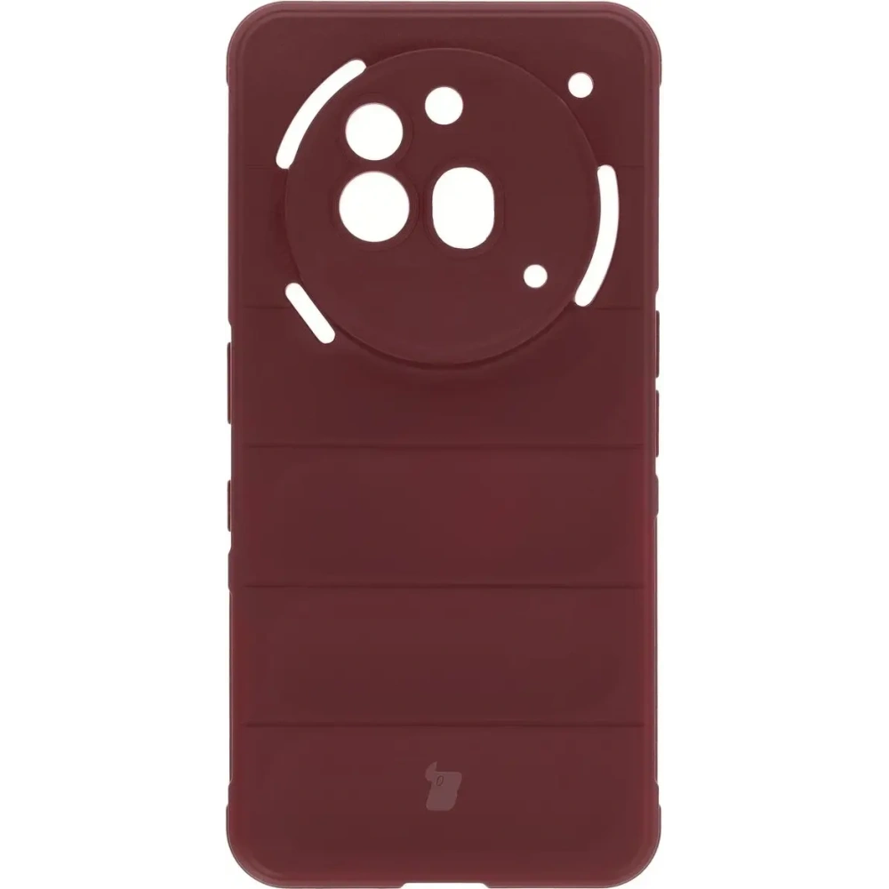 Pancerne etui Bizon Case Tur do Nothing Phone (3a) Pro burgundowe