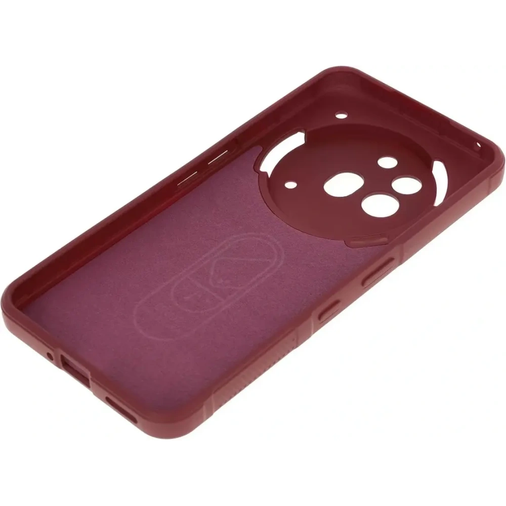 Pancerne etui Bizon Case Tur do Nothing Phone (3a) Pro burgundowe
