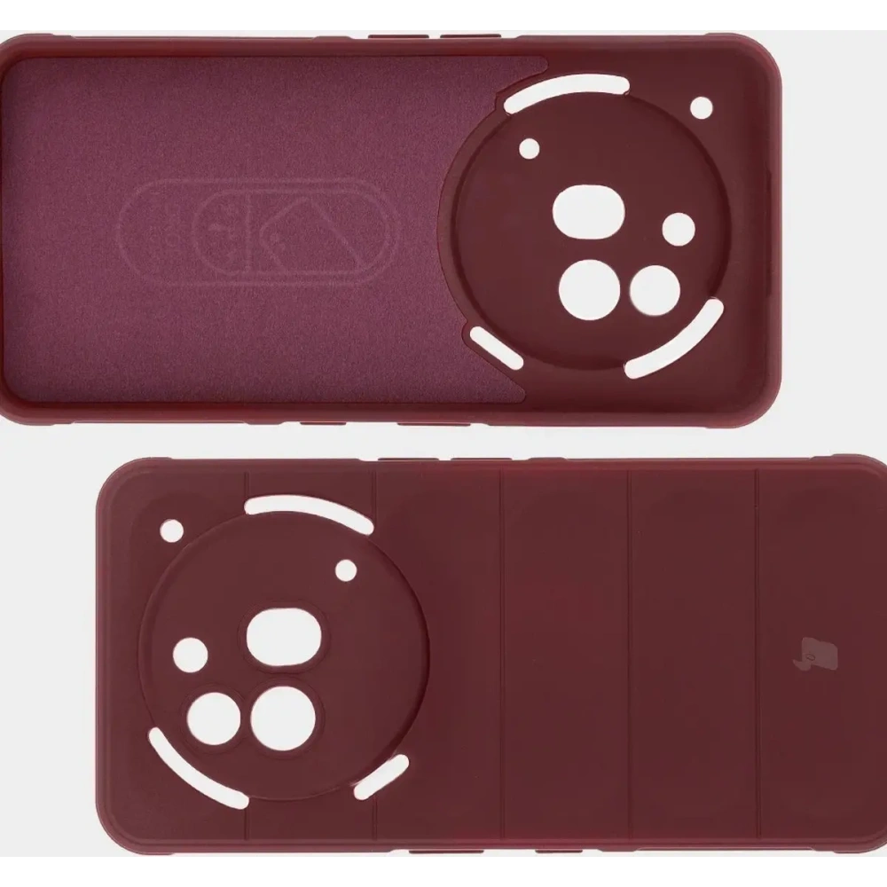 Pancerne etui Bizon Case Tur do Nothing Phone (3a) Pro burgundowe