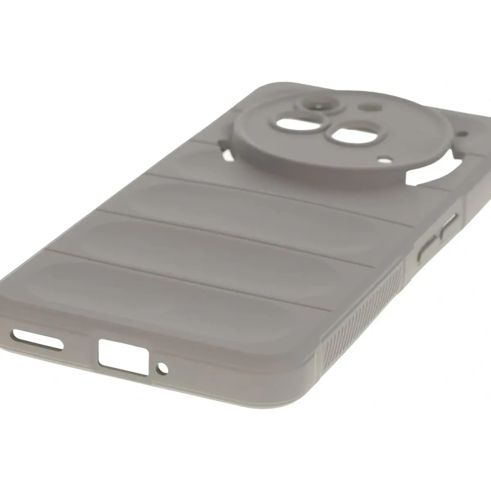 Pancerne etui Bizon Case Tur do Nothing Phone (3a) Pro jasnoszare