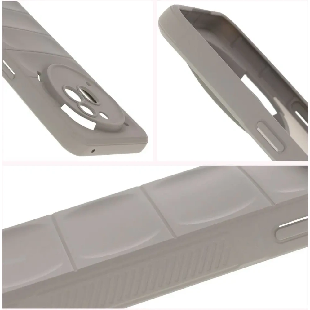 Pancerne etui Bizon Case Tur do Nothing Phone (3a) Pro jasnoszare