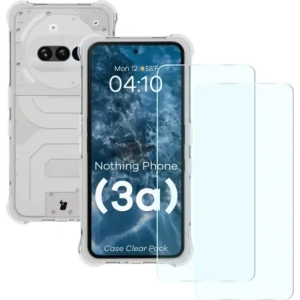 Kup Etui + 2x szkło na ekran Bizon Case Clear Pack do Nothing Phone (3a) - BIZ9146 - {ean13} - Sklep Home Screen