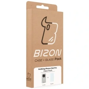 Buy Bizon Case Clear Pack case + 2x screen glass Nothing Phone (3a) Pro - BIZ9147 - {ean13} - Home Screen Store Europe