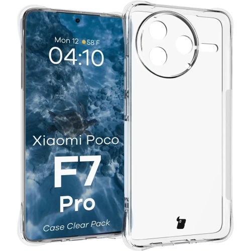 Buy Bizon Case Clear Pack case + 2x screen glass Xiaomi Poco F7 Pro - BIZ9148 - {ean13} - Home Screen Store Europe
