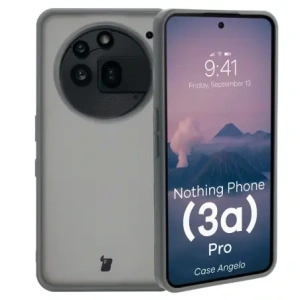 Kup Etui Bizon Case Angelo do Nothing Phone (3a) Pro półprzezroczyste z szarą ramką - BIZ9149 - {ean13} - Sklep Home Screen