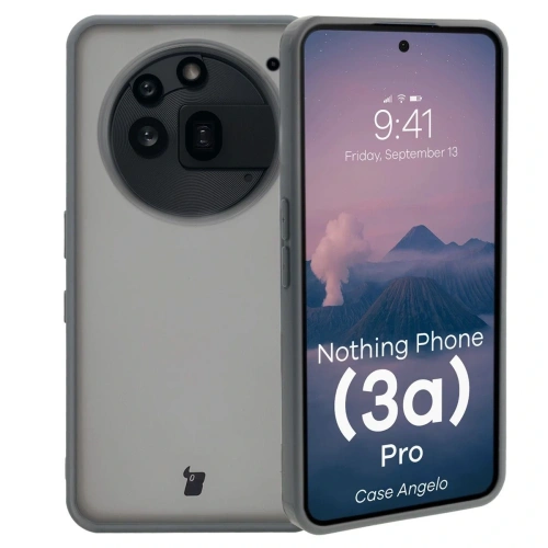 Buy Bizon Case Angelo Nothing Phone (3a) Pro translucent with gray frame - BIZ9149 - {ean13} - Home Screen Store Europe