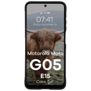 Buy Bizon Case Tur Motorola Moto G05 / E15 black - BIZ9150 - {ean13} - Home Screen Store Europe