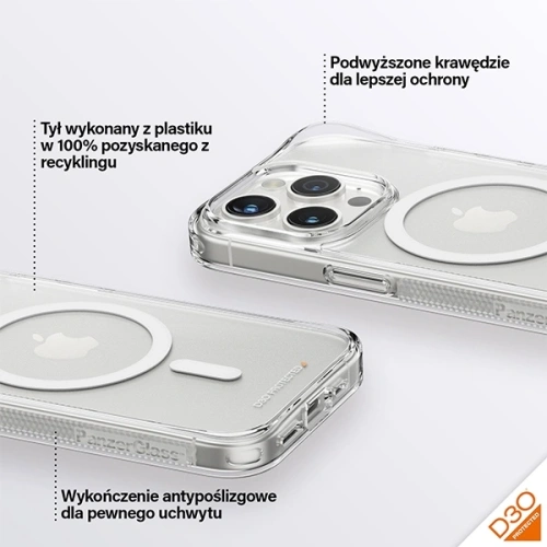 Kup PanzerGlass HardCase Apple iPhone 15 Pro D3O MagSafe 3xvojenský standard čirý - PZG939 - {ean13} - Sklep Home Screen