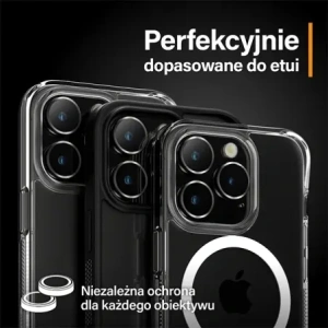 Kup PanzerGlass Hoops Kamera Apple iPhone 15 Pro / 15 Pro Max fekete - PZG942 - {ean13} - Sklep Home Screen