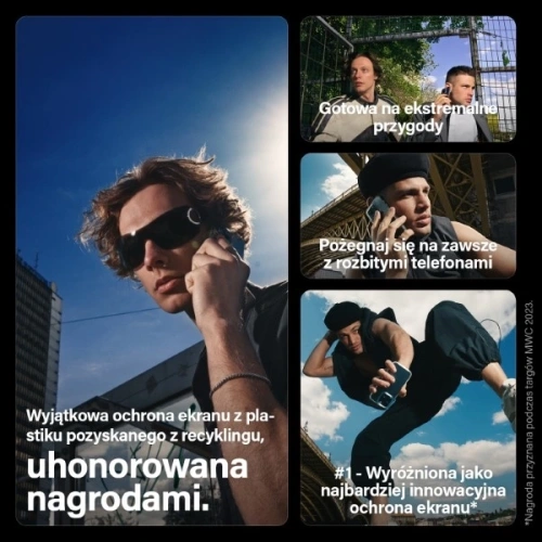 Kup Szkło hybrydowe PanzerGlass Matrix D3O UWF do Apple iPhone 15 Pro Ultra-Wide-Fit rPET - PZG944 - {ean13} - Sklep Home Screen