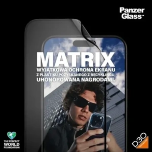 Kup PanzerGlass Matrix D3O UWF Apple iPhone 15 Pro Max Ultra-Wide-Fit rPET - PZG945 - {ean13} - Sklep Home Screen