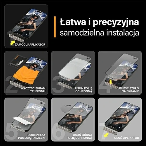 Kup Szkło hybrydowe PanzerGlass Matrix D3O UWF do Apple iPhone 15 Pro Max Ultra-Wide-Fit rPET - PZG945 - {ean13} - Sklep Home Screen