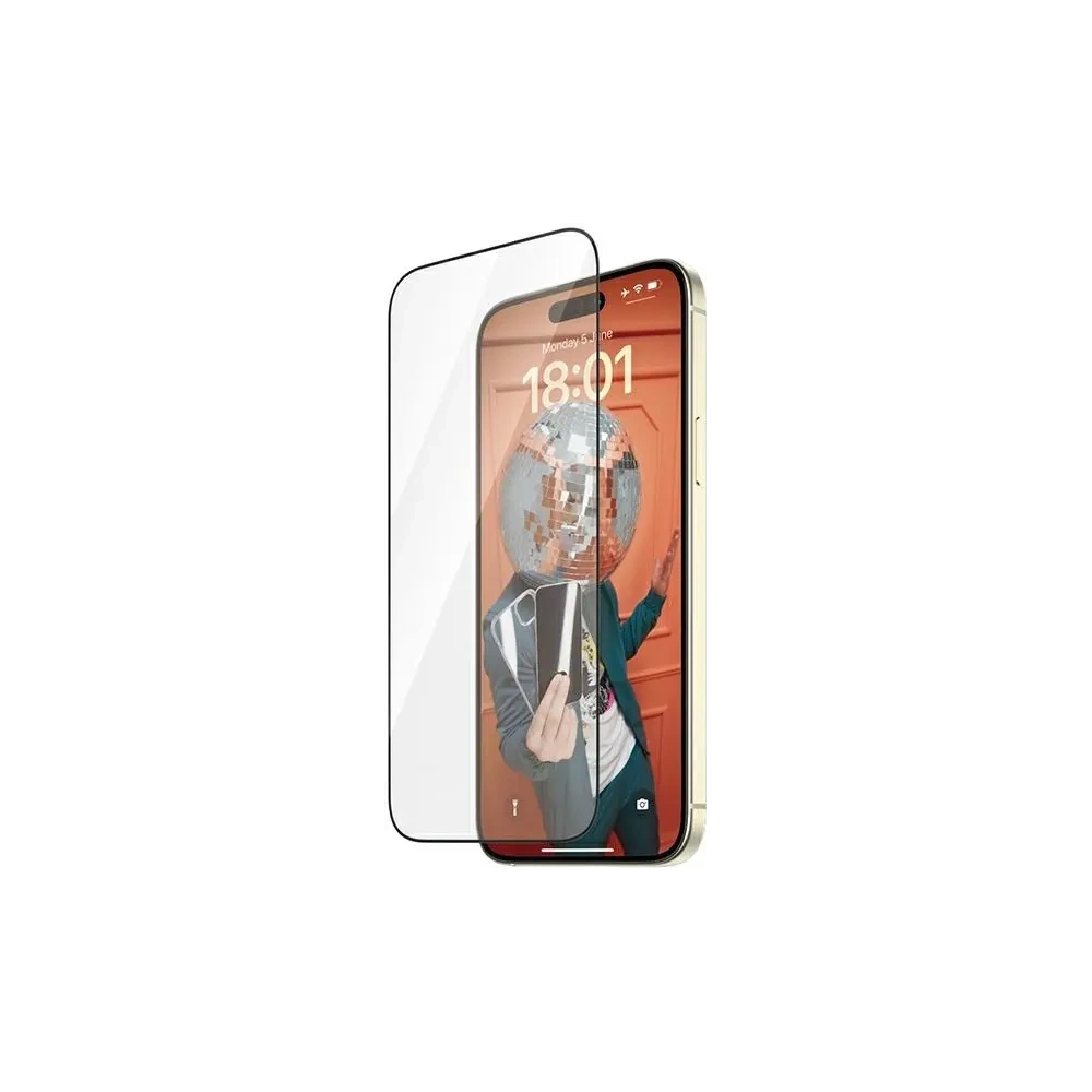 Szkło hartowane PanzerGlass Re:fresh Glass do Apple iPhone 15 Plus Ultra-Wide-Fit Screen Protection Easy Aligner