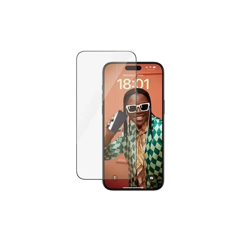 Szkło hartowane PanzerGlass Ultra-Wide Fit do Apple iPhone 15 Pro Max Screen Protection Easy Aligner