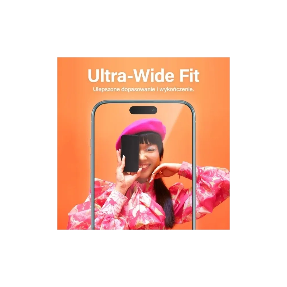Szkło hartowane PanzerGlass Ultra-Wide Fit do Apple iPhone 15 Pro Max Screen Protection Easy Aligner