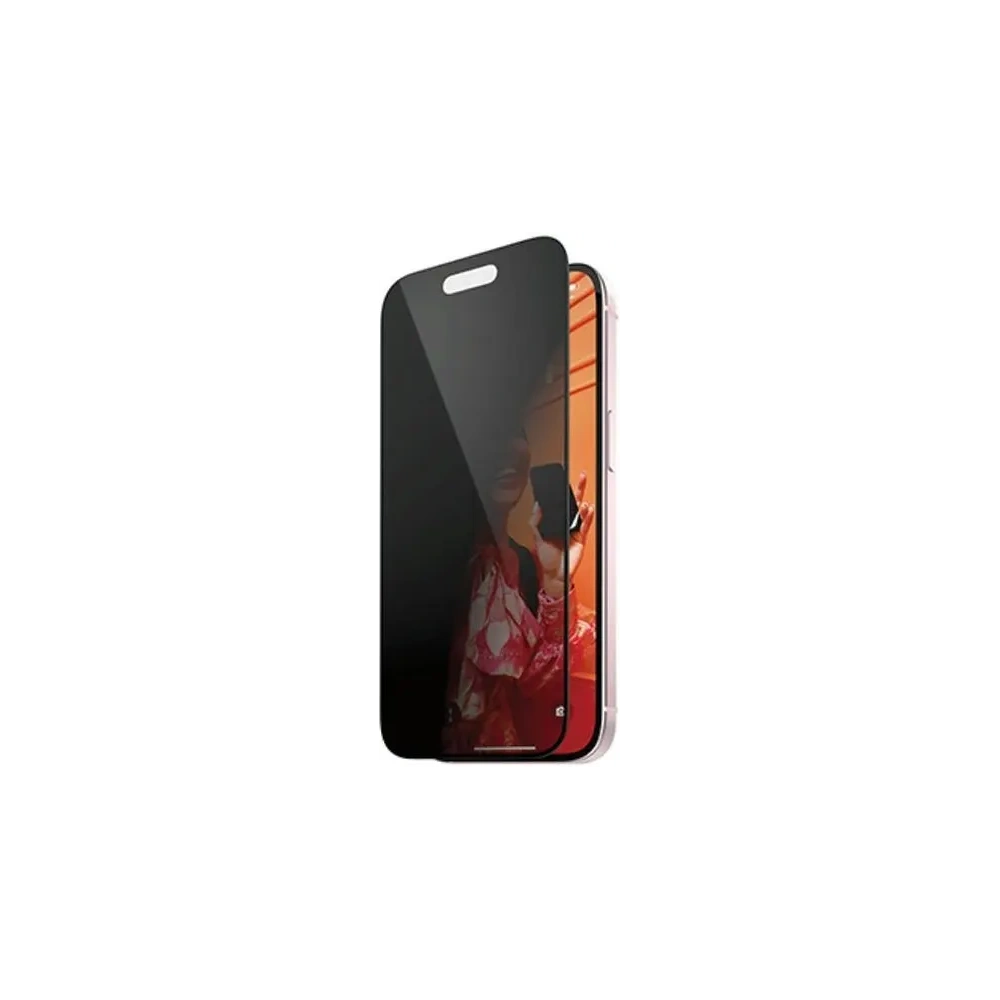 Szkło hartowane prywatyzujące PanzerGlass Ultra-Wide Fit do Apple iPhone 15 Pro Privacy Screen Protection Easy Aligner