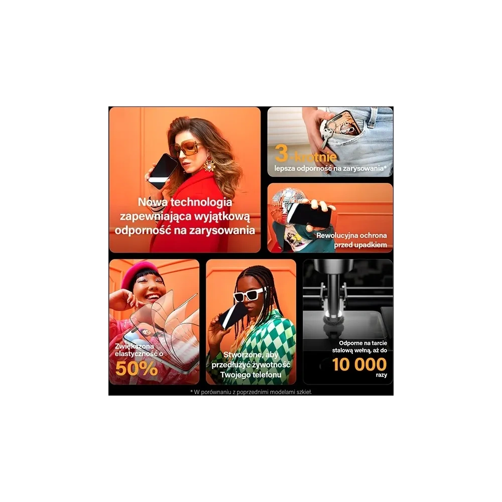 Szkło hartowane prywatyzujące PanzerGlass Ultra-Wide Fit do Apple iPhone 15 Pro Privacy Screen Protection Easy Aligner