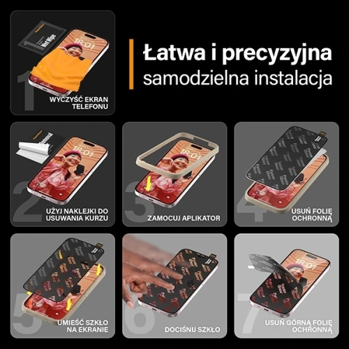 Kup PanzerGlass Ultra-Wide Fit Apple iPhone 15 Pro Datenschutzbildschirm Schutz Easy Aligner - PZG960 - {ean13} - Sklep Home Screen
