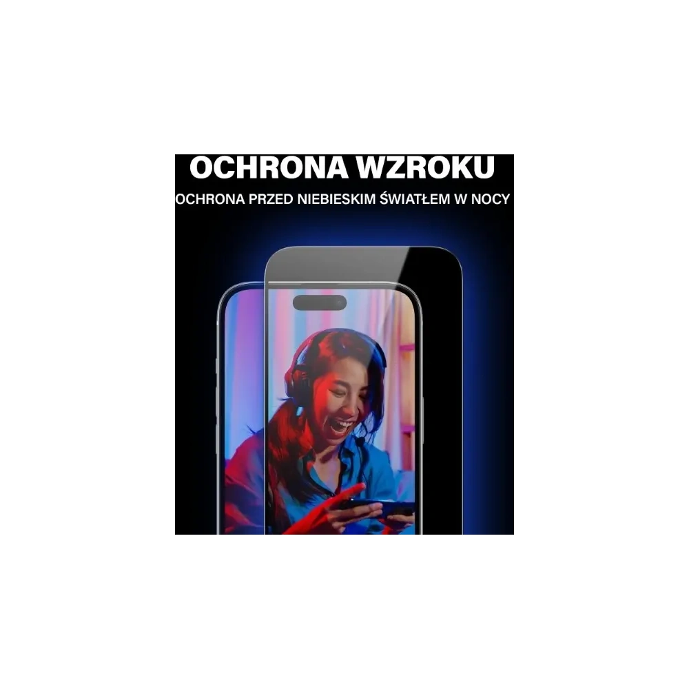 Szkło hartowane antyreflekcyjne PanzerGlass Ultra-Wide Fit do Apple iPhone 15 2in1 Screen Protection Anti-reflective+Anti-Blue Easy Aligner