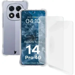 Kup Bizon Case Clear Pack Hülle + 2x Bildschirmfolie + Objektivschutz für Xiaomi Redmi Note 14 Pro 4G - BIZ9152 - {ean13} - Sklep Home Screen