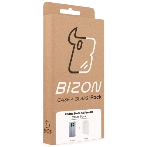Kup Bizon Case Clear Pack tok + 2x kijelzőfólia + lencsevédő Xiaomi Redmi Note 14 Pro 4G-hez - BIZ9152 - {ean13} - Sklep Home Screen