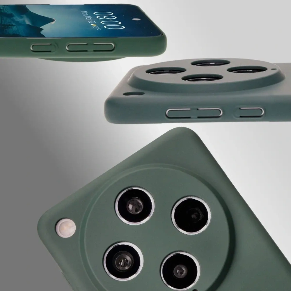 Etui Bizon Case Łupka do Oppo Find X8 Pro zielone