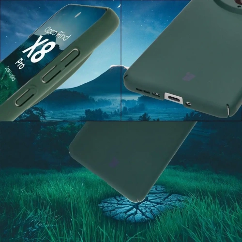 Kup Bizon Case Lupka Oppo Find X8 Pro zelená - BIZ9154 - {ean13} - Sklep Home Screen