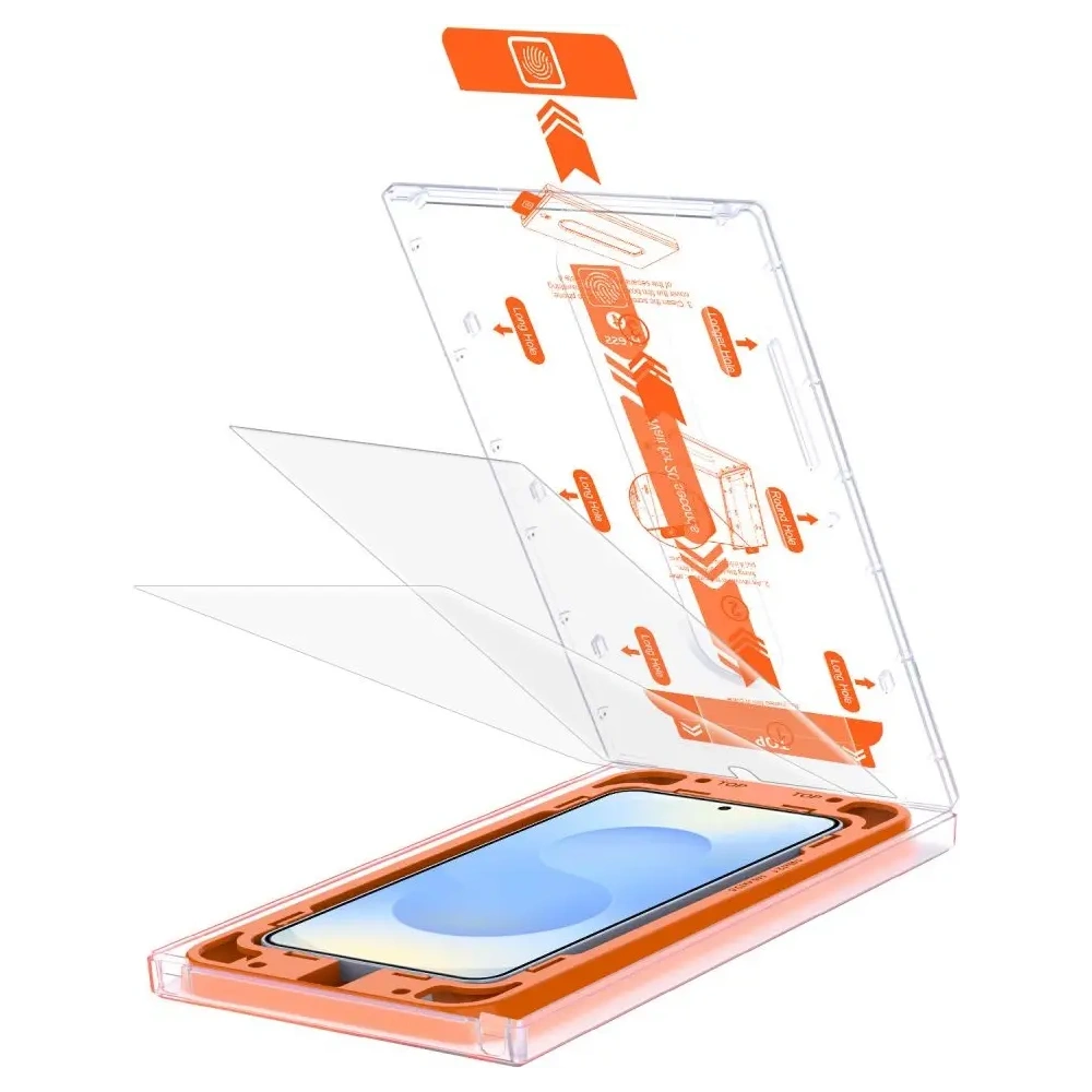 Szkło hartowane Tech-Protect Quick Set+ Samsung Galaxy S25 Clear [2 PACK]