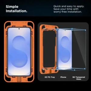 Kup Szkło hartowane Tech-Protect Quick Set+ Samsung Galaxy S25+ Plus Clear [2 PACK] - THP4203 - {ean13} - Sklep Home Screen