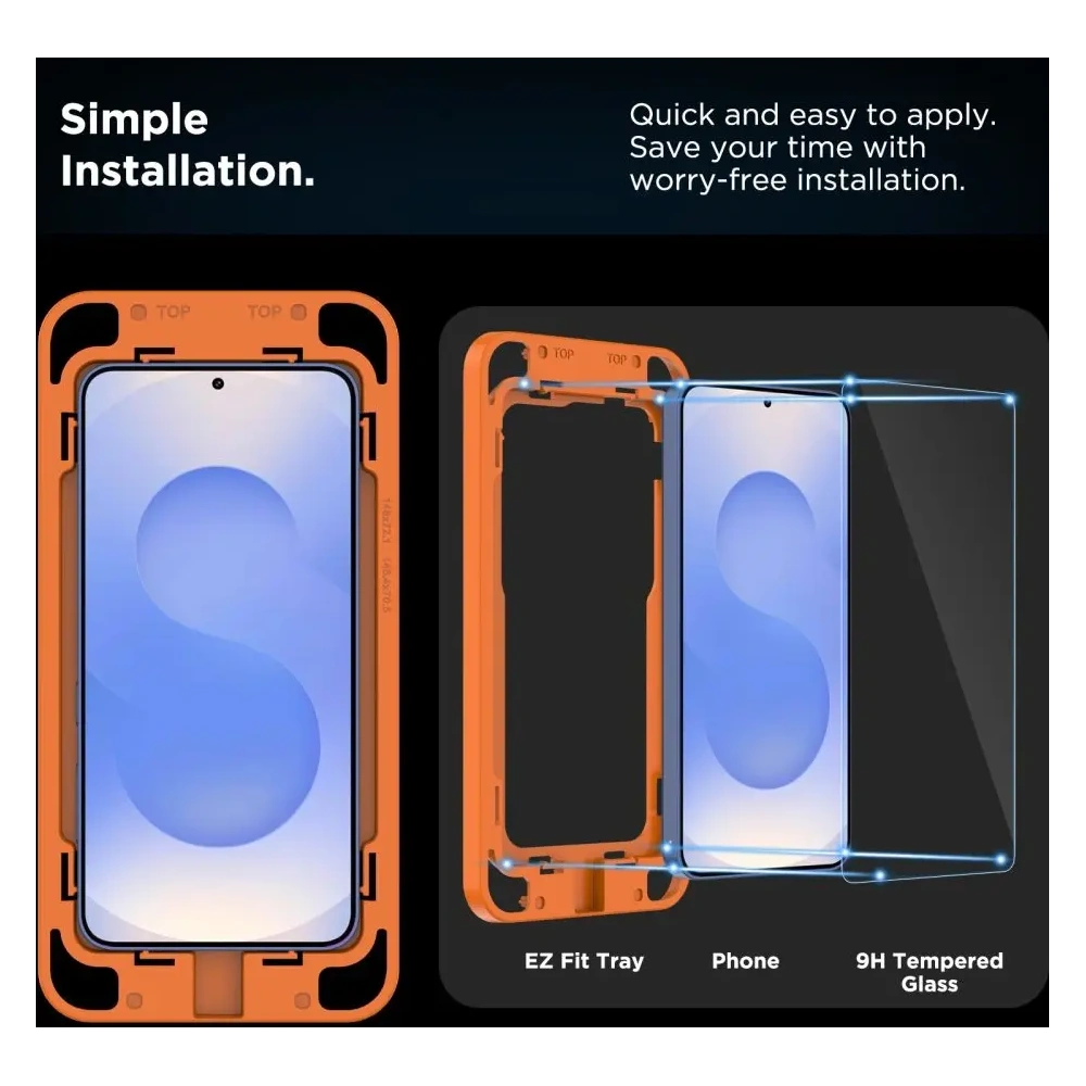 Szkło hartowane Tech-Protect Quick Set+ Samsung Galaxy S25+ Plus / S24+ Plus Clear [2 PACK]