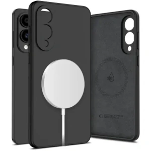 Kup Tech-Protect Liquid Silicone MagSafe Samsung Galaxy S25 Edge Negru - THP4205 - {ean13} - Sklep Home Screen