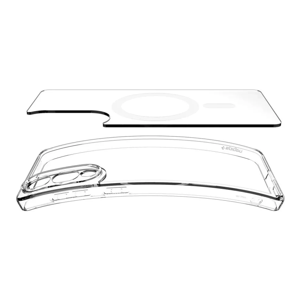 Etui Spigen Ultra Hybrid Mag MagSafe Samsung Galaxy S25 Edge Clear/white