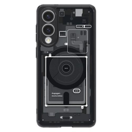 Kup Spigen Ultra Hybrid Mag MagSafe Samsung Galaxy S25 Edge Zero One Schwarz - SPN16759 - {ean13} - Sklep Home Screen