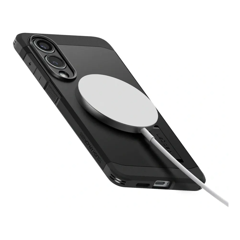 Etui Spigen Tough Armor MagSafe Samsung Galaxy S25 Edge Black