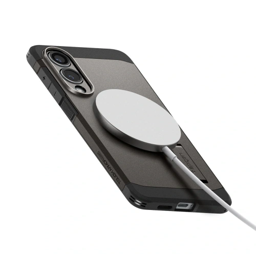 Buy Spigen Tough Armor MagSafe Samsung Galaxy S25 Edge Gunmetal - SPN16765 - {ean13} - Home Screen Store Europe