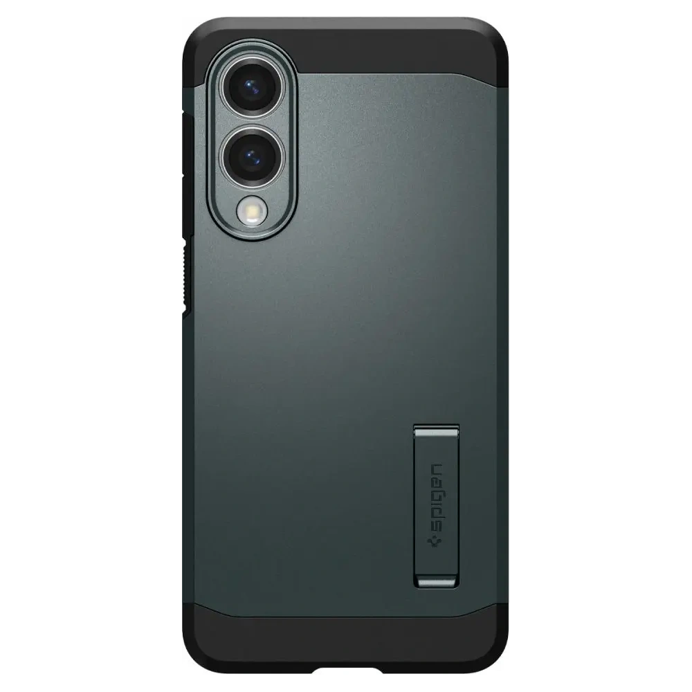 Etui Spigen Tough Armor MagSafe Samsung Galaxy S25 Edge Abyss Green