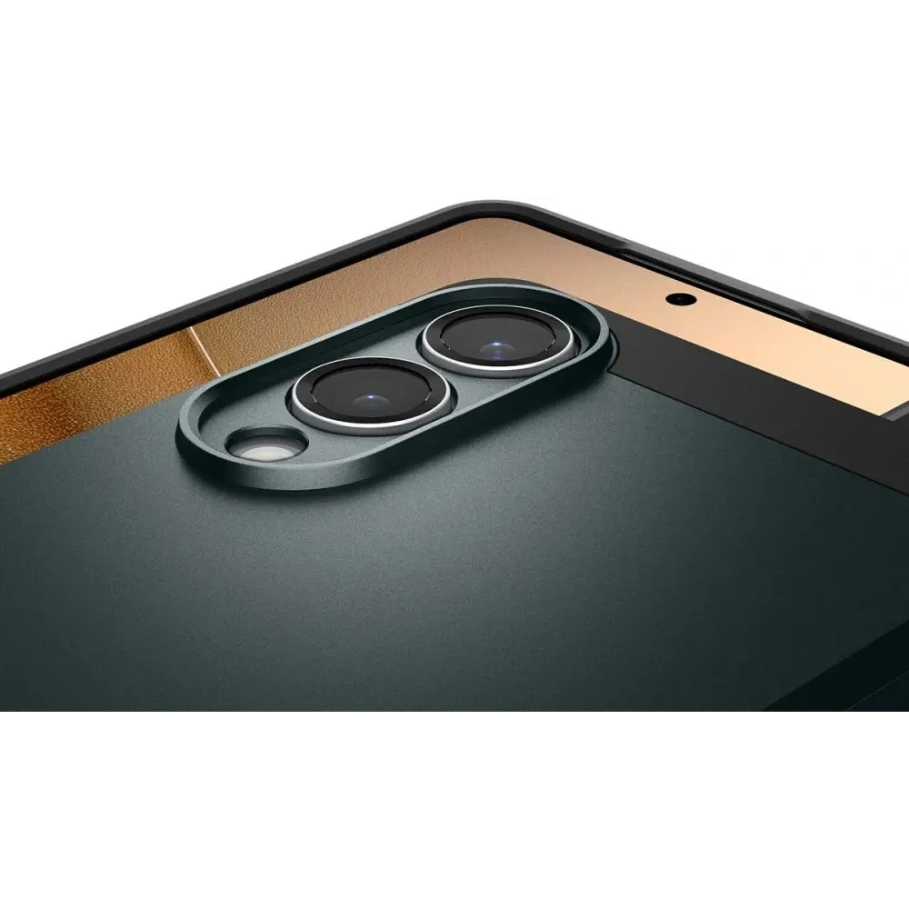 Etui Spigen Tough Armor MagSafe Samsung Galaxy S25 Edge Abyss Green