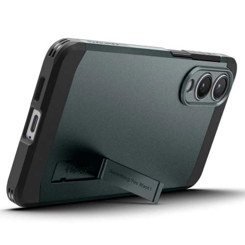 Kup Spigen Tough Armor MagSafe Samsung Galaxy S25 Edge Abyss Green - SPN16766 - {ean13} - Sklep Home Screen